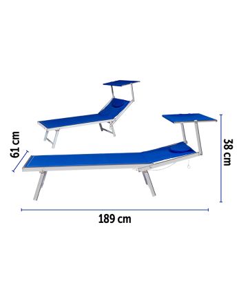 LET.MARE KING ALL/TXT 2*1 189X61X38 BLU