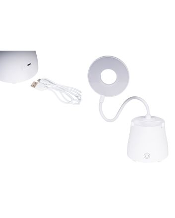 LAMPADA RIC. 18LED 3POS. USB + PORTA TYPE