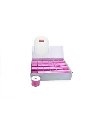 NASTRO 6CMX10MT IN DISPLAY FUCSIA METAL/DES