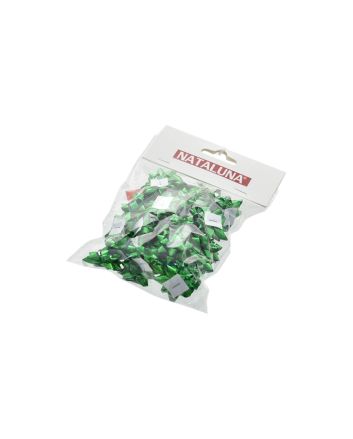 SET 30 COCCARDE D.2,5CM VERDE OLOG. D.3