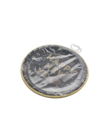 PIATTO MONOUSO 300G 23CM 6PZ DEC.HNY