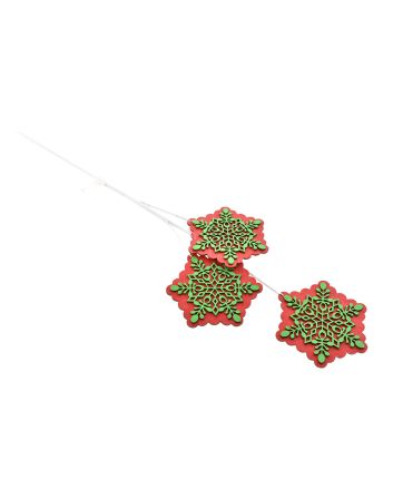 RAMO DECORATIVO 60CM VER/BIA/ROSSO M.196