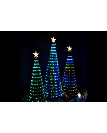 MANTELLO PER ALB.210CM 294LED RGB IP44 C/TEL