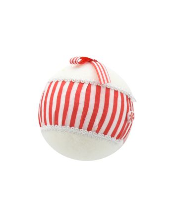 SFERA 10CM M.6 BIANCO/ROSSO