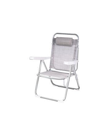 SEDIA PIEG. ALL/TXT 61,5X59X91CM GRIGIO