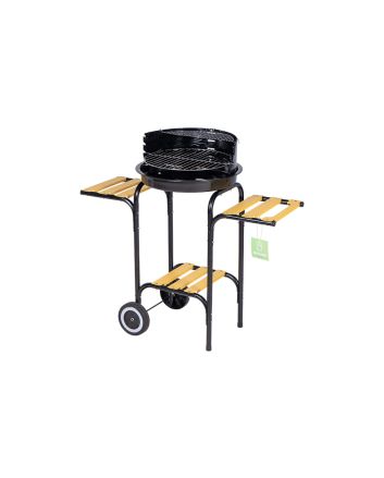 BBQ OVALE CON 3 RIPIANI E RUOTE 85X50X87.5CM