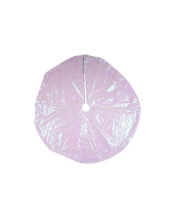 COPRIBASE ALBERO DIA.110CM PAJETTE BIANCO