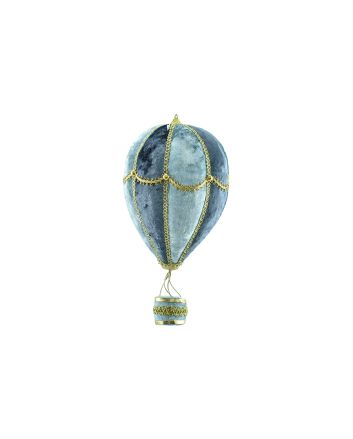 MONGOLFIERA H.15CM M.366 BLU/ORO
