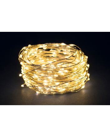 80MICROLED CALDO 8MT BATT.USO EST.8FUN.+TIMER