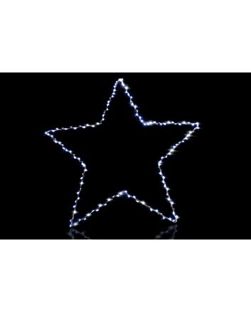 STELLA METALLO 40CM 135L U/EST.BIANCO