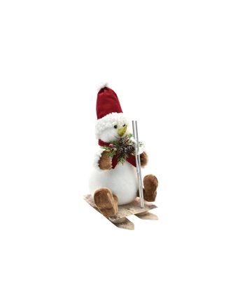 ORSO SU SLITTA M.2715-A ROSSO