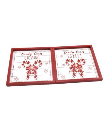 F/PORTA CANDY 25X25CM 2ASS M.825-26 ROSSO/BI