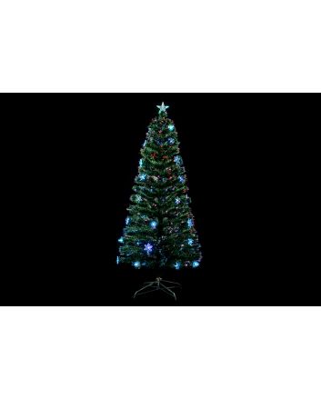 ALBERO NAT. 210CM C/45LED MULTICOLOR