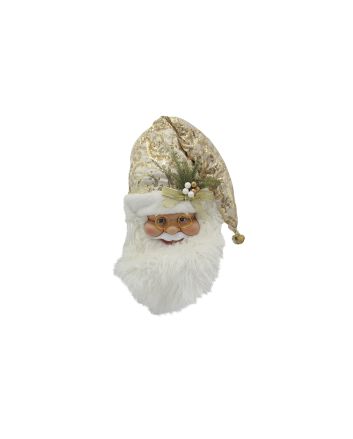 FACCIA BABBO NATALE 60CM M.S1273-XL ORO/BIANC