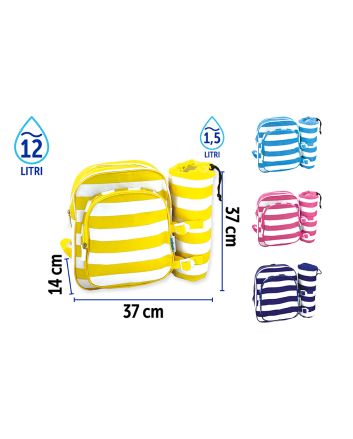 ZAINO+P/BOT.FRIGO 12+1.5 3MM 4ASS STRIPE