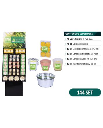 EXPO CITRONELLA 144 SET COVERI GARDEN