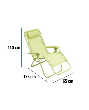 ZERO GRAVITY T25X0.8MM 173X65X110CM F.SALVIA