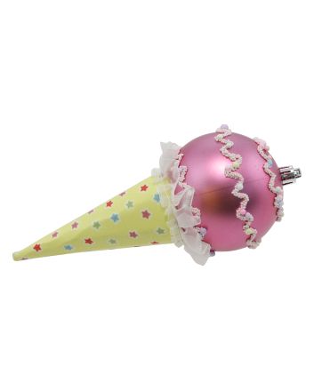APP.CONO GELATO 20CM M.158 ROSA