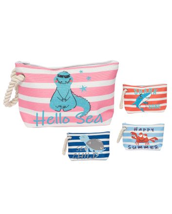 POCHETTE MARE 19X7X15CM 4ASS