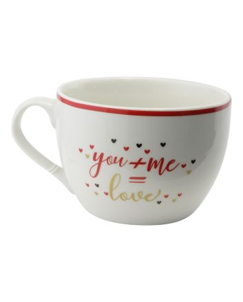 TAZZA BONE CHINA 490ML S.VAL.8