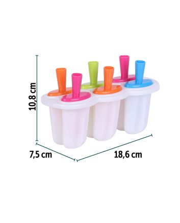 SET 6 STAMPI X GHIACCIOLI 186X75X108MM M.0110