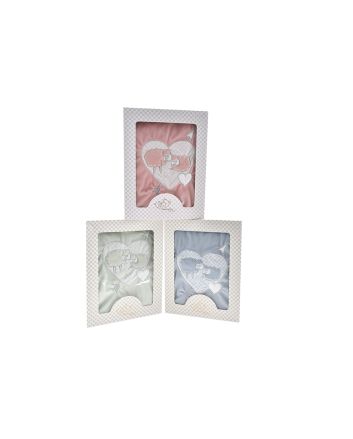 PLAID 90X75CM 3ASS M.014 DEC. CUORE C/PECORA