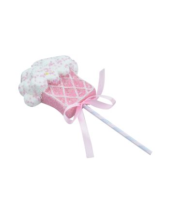 PICK CUPCAKE 10X2.7X38CM M.9125 BIANCO/ROSA