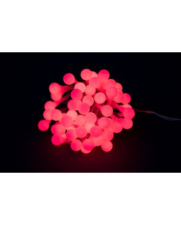 180LED BAL BAT.18MT U/EST.TIMER ROSSO PVCBOX