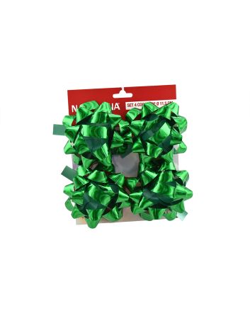 BLISTER 4 COCCARDE D.11,5CM VERDE SL7-09