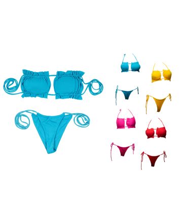 COSTUME DONNA M.BIKINI S/M/L/XL 4COL.