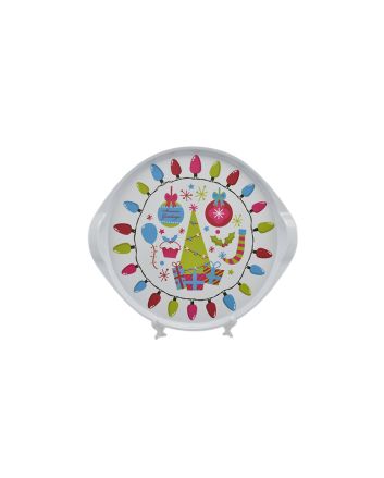 VASSOIO MELAMINA TONDO 39X35CM MOD.52 DES.12