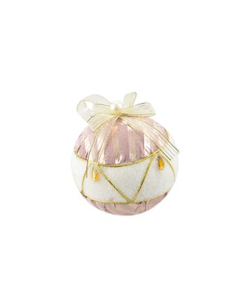 SFERA 10CM MOD.59 ROSA/BIANCO/ORO