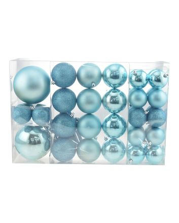 BOX MISTO 39PZ LUCIDO/MATTO TURCHESE