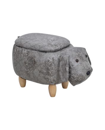 POUF ECOPELLE DEC.CANE 67X36X37CM
