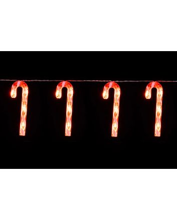 FESTONE 40LED 4MT C/40CANDYC.A BATT.B.CALDO