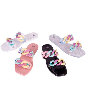 CALZATURA MARE DONNA 36-41 INTRECCIO 4ASS