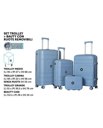 S/3 TROLLEY 56/66/76+BEAU.R/REMO M.8020 G/BLU