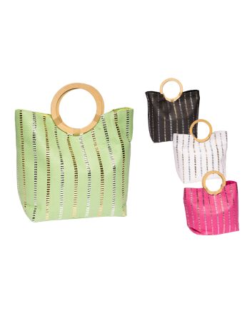 BORSA MARE CERCHIO 32X20X38CM 4ASS