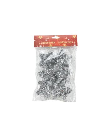 DEC.STELLA 6CM 6PZ M.411S ARGENTO