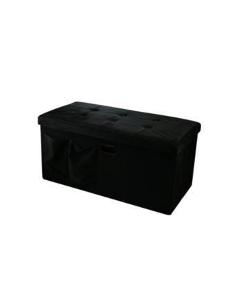 PANCA VELLUTO C/TASC.+MAN.76X38CM NERO