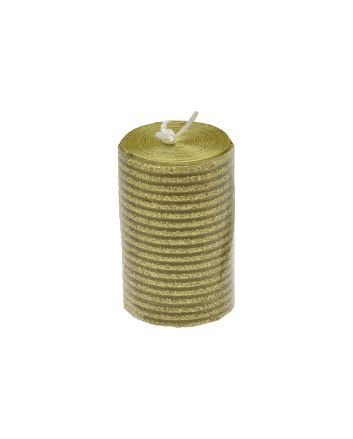 CANDELA COLONNA 5X7,5CM M.2145 ORO GLITTER