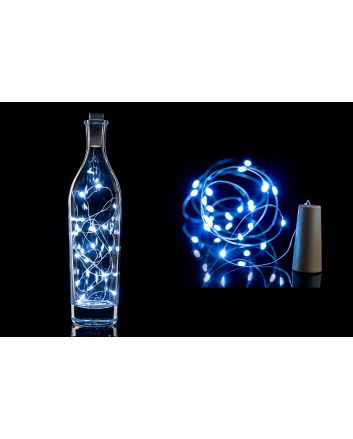 STRINGA 20LED 2MT TME PER BOTTIGLIA BIANCO