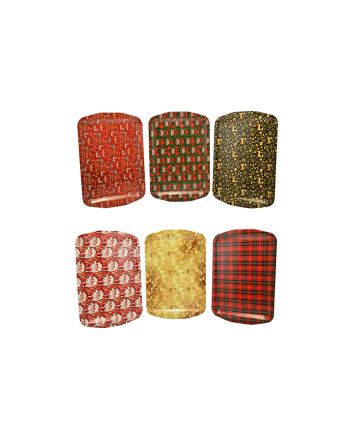 VASSOIO MELAMINA RETTAN 49X33CM M.4933 6ASS