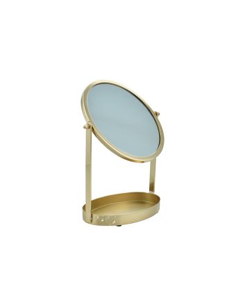 SPECCHIO DA TAVOLO 20X11X26.5CM BRONZO