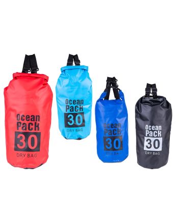 BORSA IMPERMEABILE A TRACOLLA PVC 30LT 4C