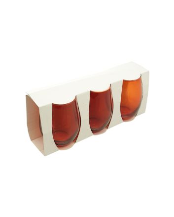 SET 3 BICCHIERI 525ML M.0616 ARANCIONE