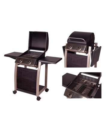 BBQ A GAS 2 FUOCHI 116X54,8X109,4CM