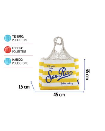 BORSA MARE C/RETE 60X15X50CM DES.2