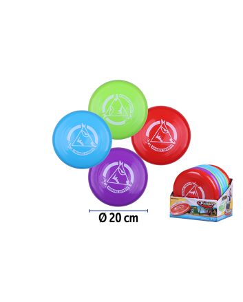 FRISBEE DIA.20CM IN DISPLAY 4COL.