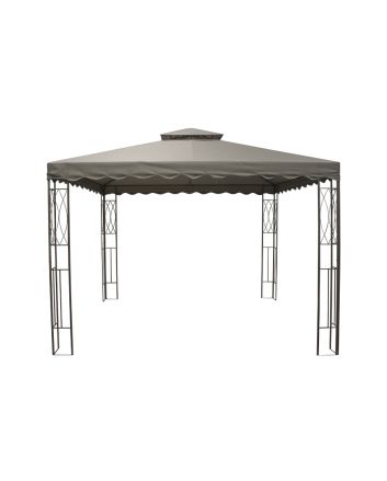 GAZEBO C/CAMINO 3X3 180GSM MARRONE